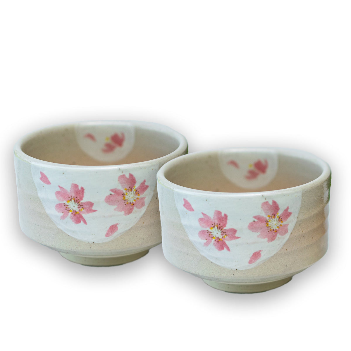 Beige Flowers Matcha Set