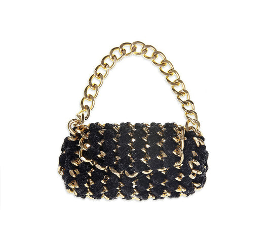 Pouch Shimmer Black